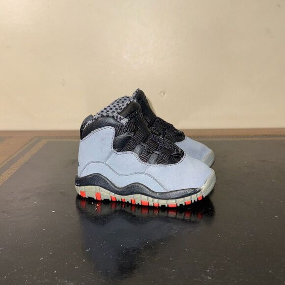 Nike Air Jordan 10 Retro Shadow Grey 310808-023 Toddler Td Size 4C - Picture 1 of 5